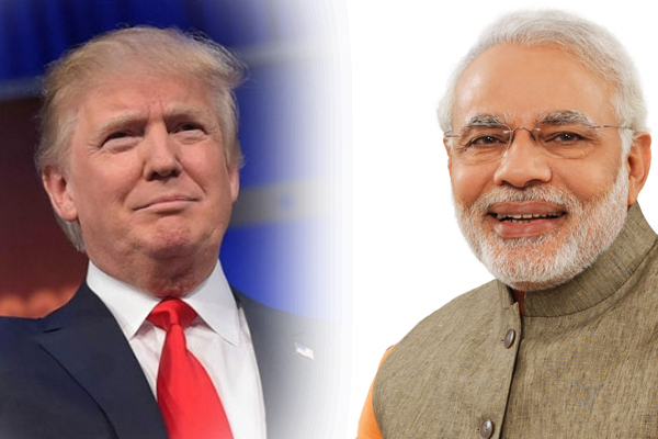 मोदी व ट्रंप के बीच टेलीफोन पर बातचीत, द्विपक्षीय संबंध बढ़ाने पर जोर
