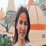 अर्ध चांद और त्रिनेत्र से सुसज्जित हुए बाबा महाकाल, अभिनेत्री सोनल चौहान ने किए दर्शन
