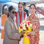 राष्ट्रपति मुर्मू एक दिवसीय जयपुर दौरे के दौरान 1008 कुंडीय हनुमान महायज्ञ में हुईं शामिल
