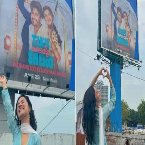 बिलबोर्ड पर अपनी
तस्वीर देखकर भावुक हुई अवनीत कौर, याद किया अपने संघर्षों
को