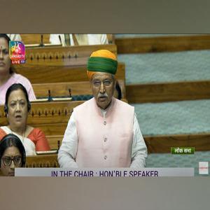 अर्जुन राम मेघवाल ने राज्यसभा में महिला आरक्षण विधेयक पेश किया