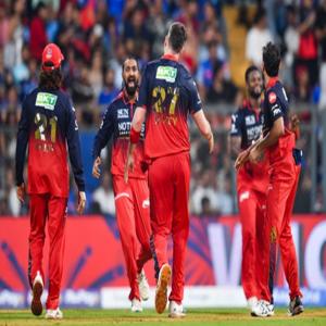 आईपीएल 2026 : रदरफोर्ड की तूफानी पारी गई बेकार, आरसीबी ने एमआई को 18 रनों से हराया