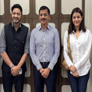 आईएएस तुकाराम मुंडे से मिलीं काजल अग्रवाल, बोलीं-देश को आप जैसे लोगों की जरूरत