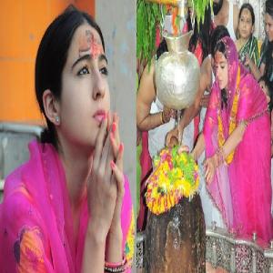 ओरी के लाइक से फिर गरमाया मामला: मंदिर दर्शन विवाद में घिरीं सारा अली खान 
