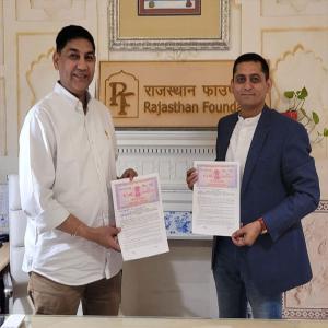राजस्थान फाउंडेशन ने संस्थापक और सीईओ, मारवाड़ी कैटालिस्ट्स सुशील शर्मा को राजस्थानी ब्रांड एंबेसडर नियुक्त किया