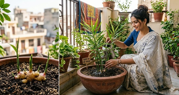 Gardening: अब बाजार के चक्कर छोड़िए, घर की ताजी और खुशबूदार अदरक उगाने का जादुई तरीका