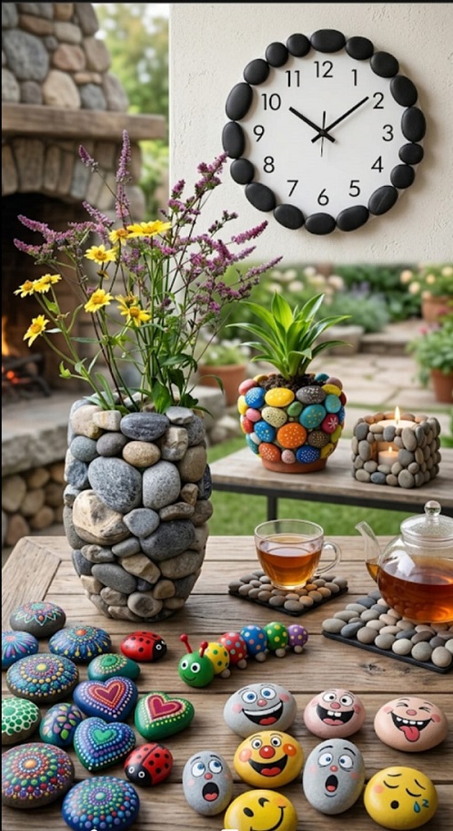 Home Decor : पत्थरों से सजाएं अपना आशियाना, बेकार पड़े स्टोन को इन तरीकों से दें आर्टिस्टिक लुक