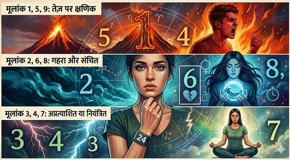 Numerology : जन्म तारीख में छिपा है आपके स्वभाव का सच: मूलांक से पहचानें अपनी एंगर पर्सनैलिटी
