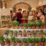शादी में रिटर्न गिफ्ट के तौर पर पौधों की नई पहल अब मिठाई नहीं मेहमानों को मिल रहा है साँस लेता उपहार