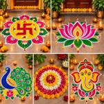 त्योहारों पर घर की देहरी को दीजिए शुभ लुक: आकर्षक रंगोली डिजाइन जो आंगन में घोल देंगे खुशियों के रंग