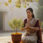 घर में तुलसी सुख अभ्युदय का द्वार या महज़ एक पौधा जानिए सही दिशा नियम और पूजा विधि