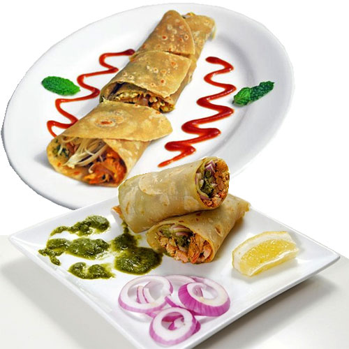 सब्जी परांठा रोल रेसिपी Veg Paratha Roll Recipe