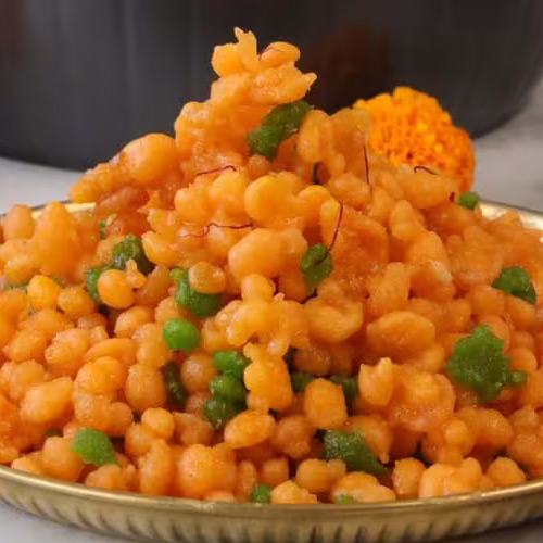 तुरंत बन जाएगा बूंदी का प्रसाद, इस विधि से भोग करें तैयार