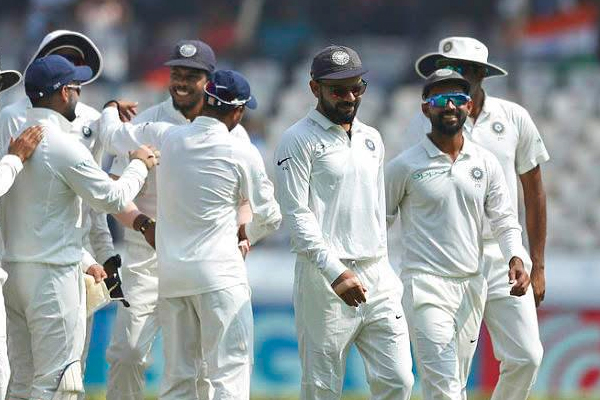 हैदराबाद टेस्ट : भारत ने वेस्टइंडीज को 10 विकेट से हराया