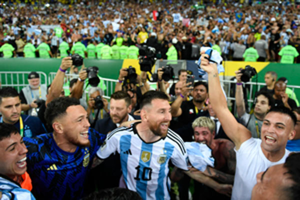 नवीनतम फीफा रैंकिंग में अर्जेंटीना शीर्ष पर