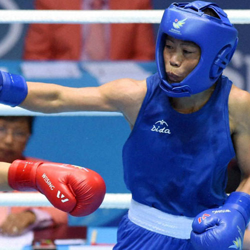 एशियाई खेल (मुक्केबाजी) : मैरी कोम ने जीता स्वर्ण
