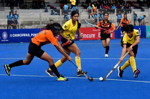 जूनियर महिला हॉकी नेशनल्स: दूसरे दिन आंध्र प्रदेश, पुडुचेरी और कर्नाटक ने दर्ज की जीत