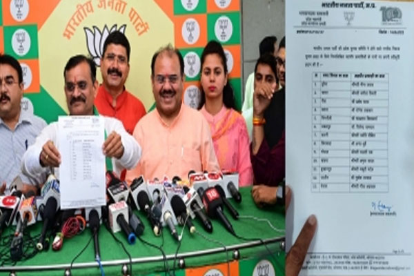 मध्य प्रदेश में भाजपा ने घोषित किए 13 महापौर उम्मीदवार