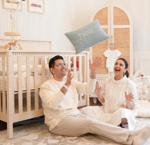 परिणीति चोपड़ा ने पहली बार दिखाई बेटे नीर की नर्सरी