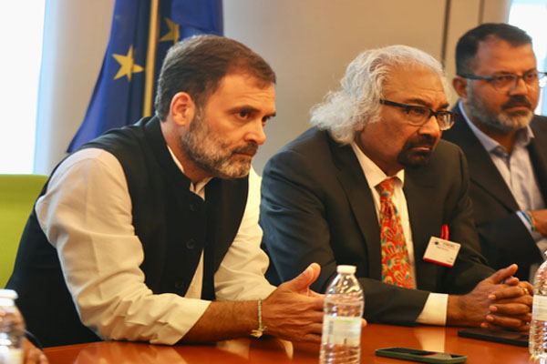 राहुल गांधी ने ब्रुसेल्स में यूरोपीय संसद सदस्यों के साथ की गोलमेज बैठक