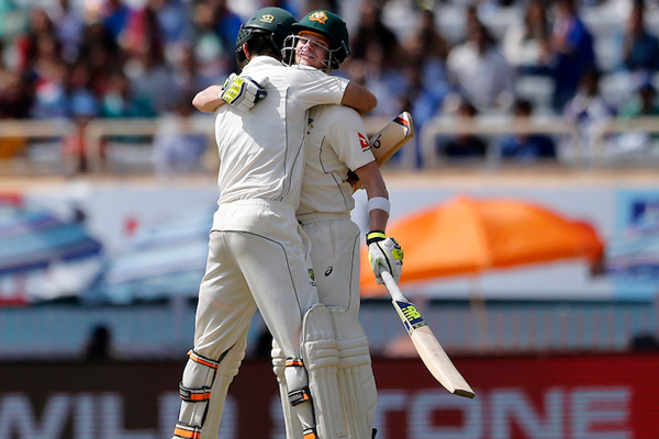 रांची टेस्ट: नाबाद लौटे स्मिथ, पहली पारी में आस्ट्रेलिया के 451 रन 