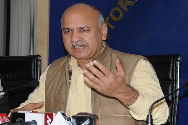 सिसोदिया ने भारत सरकार से मांगा केंद्रीय करो में हिस्सा