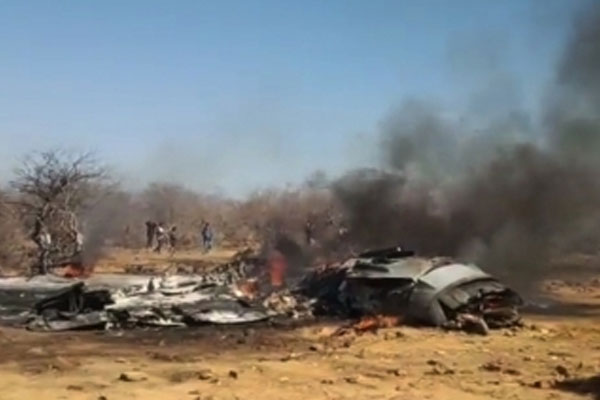 मुरैना में एयर फोर्स के दो फाइटर जेट दुर्घटनाग्रस्त