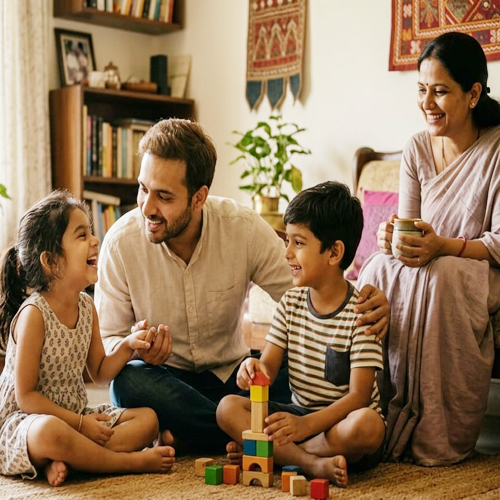 महंगे खिलौने नहीं बल्कि घर का सुकून बनाता है बच्चों का भविष्य