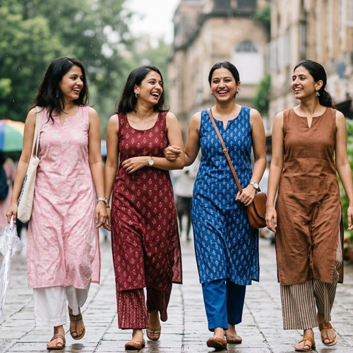 मानसून में भी लगेगा स्टाइल का तड़का, वॉर्डरोब में शामिल करें यह ट्रेंडी स्लीवलेस कुर्ता सेट्स