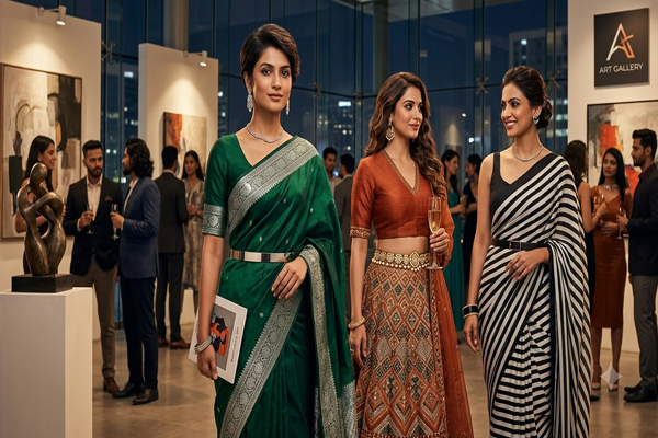 साड़ी और लहंगे को दें शाही टच, वेस्ट बेल्ट और कमरबंद से बढ़ाएं खूबसूरती