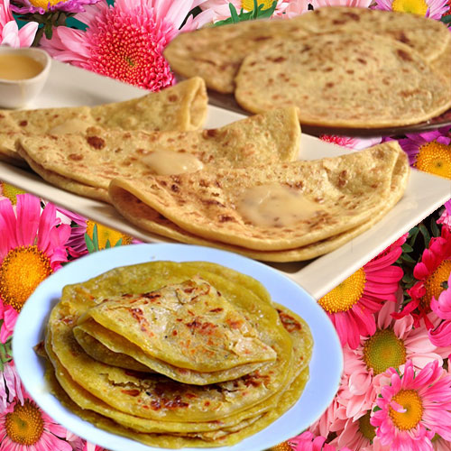 शाही स्वाद में आलू पूरन पोली-Aloo Puran Poli 