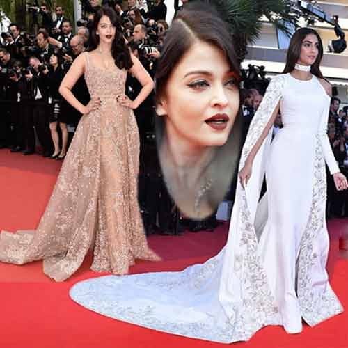 ऐश-सोनम का Red carpet पर जलवा