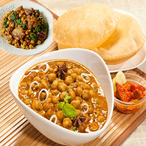 छोले और आलू की टेस्टी डिश-Chole And Potato 