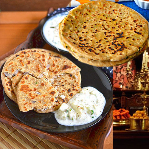 जायकेदार नारियल काजू परांठा-Coconut Kaju Paratha 