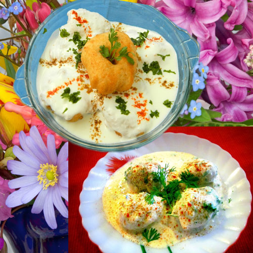 शाही स्वाद में केले के दहीबडे-Banana dahi vada recipe