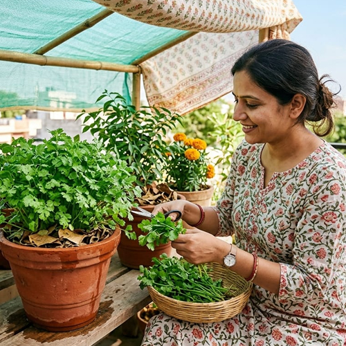 झुलसती गर्मी में भी गमला भरा रहेगा हरे धनिए से बस बदल लें देखभाल का ये तरीका