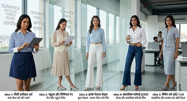 Fashion Funda: समर ऑफिस लुक को दें मॉडर्न ट्विस्ट 5 आसान स्टाइल आइडियाज