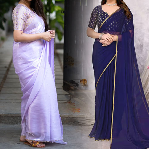 Fashion Tips: सिंपल साड़ी से मिलेगा लुक, इस तरह करें स्टाइल