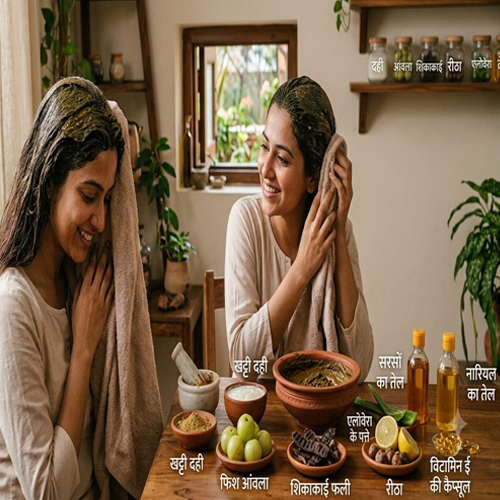 फ़्लैश न्यूज़ अब घर बैठे पाएं झड़ने और रूखे-सूखे बालों से छुटकारा आ गया नेचुरल हेयर पैक