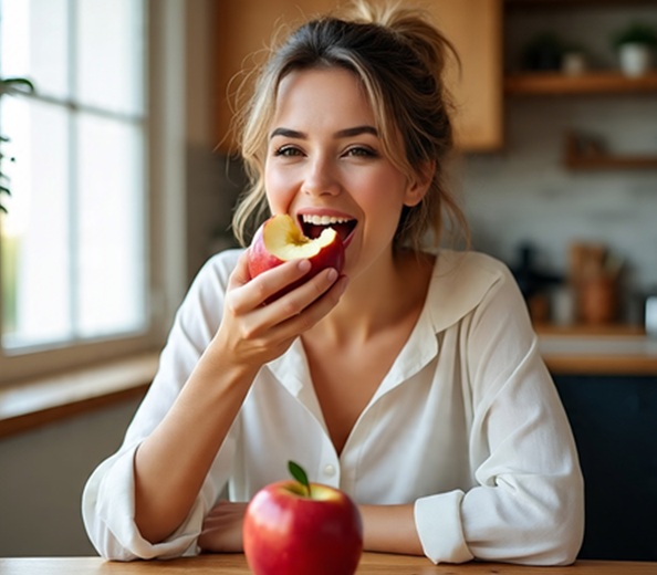 Healthy Food : सेब में डालकर खाएं सेंधा नमक, एनर्जी, स्वाद और सेहत तीनों मिलेगा एक साथ 
