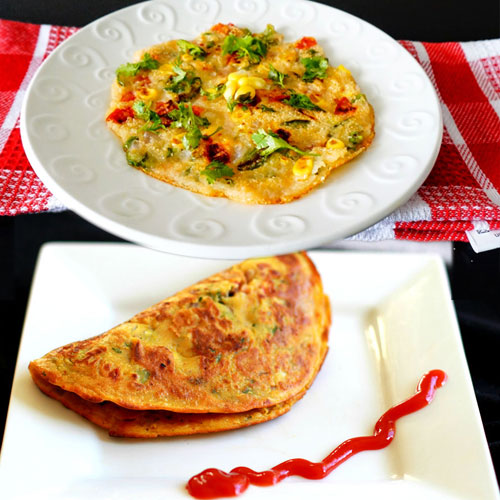 खास अंदाज में पंचमेल चीला रेसिपीज- Motley Chilla Recipe