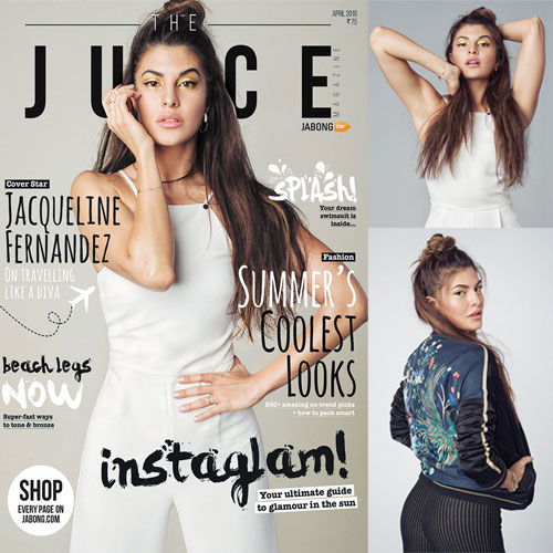 Juice magazine अप्रैल 16 के कवर star बनी जैकलिन