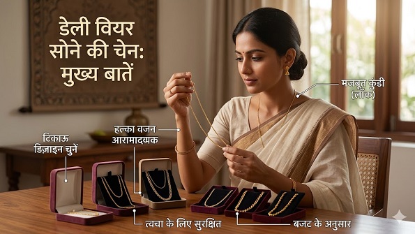 Jwellery Fashion: डेली वियर के लिए बनानी है सोने की चेन, तो इन बातों का रखें ध्यान