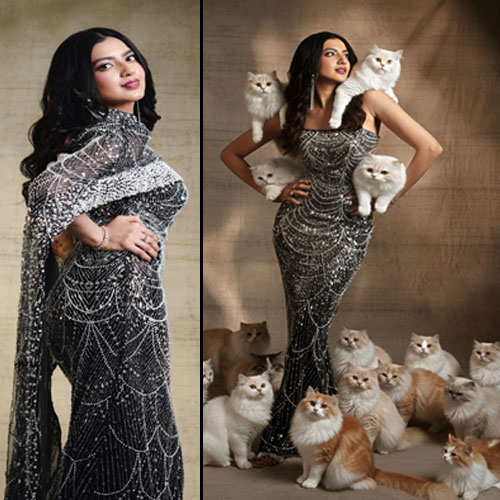 काशिका कपूर ने हाथ से कढ़े गाउन में बिखेरी ओल्ड-हॉलीवुड ग्लैमर की चमक