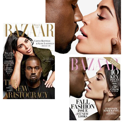 किम kardashian हबी संग Magazine के cover पेज पर