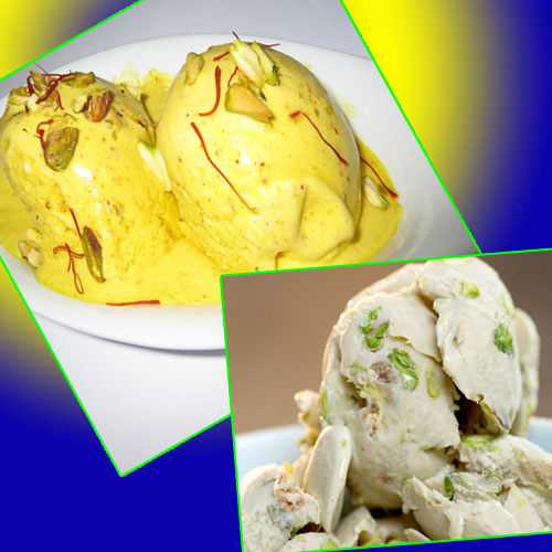 केसर पिस्ता आइस्क्रीम का लीजिए लुफ्त- Pista Kesar Ice Cream