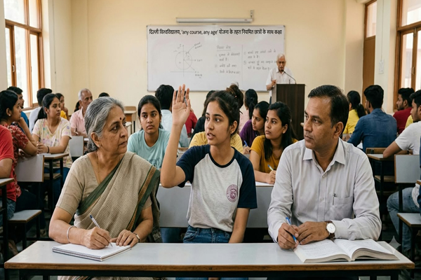 उम्र का बंधन खत्म: अब नियमित छात्रों के साथ कैंपस में पढ़ाई कर सकेंगे हर उम्र के लोग