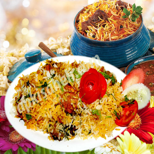 छुट्टी के दिन लीजिए नॉनवेज बिरयानी का मजा-Briyani