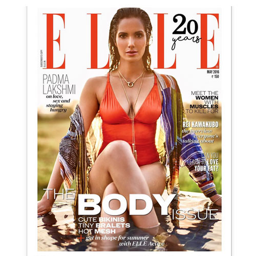 Elle के cover पेज पर छाई पद्मा लक्ष्मी