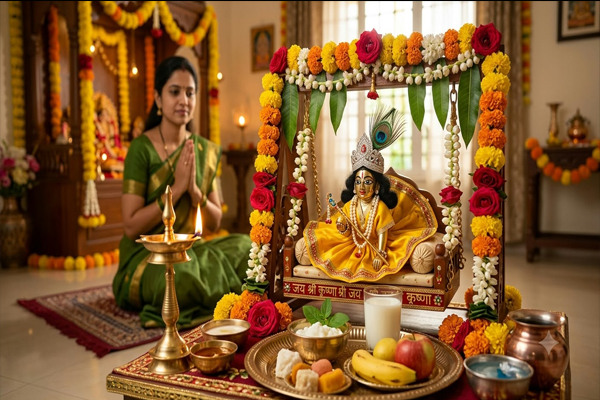 श्रीकृष्ण जन्माष्टमी पर सुबह जरूर करें ये 5 खास काम जिससे प्रसन्न होंगे लड्डू गोपाल
